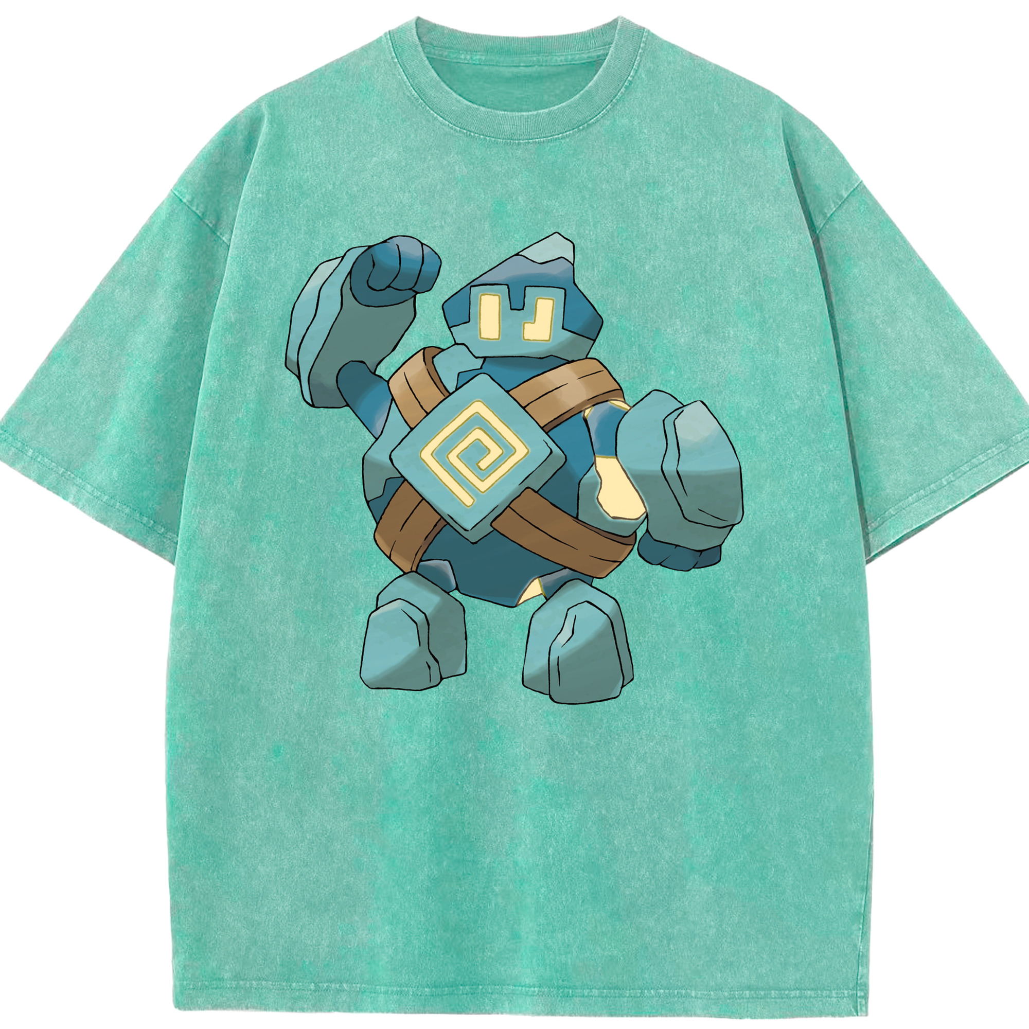 （画像用） ポケットモンスター Pokémon 綿100% ヴィンテージ風 半袖Tシャツ（フロントプリント）